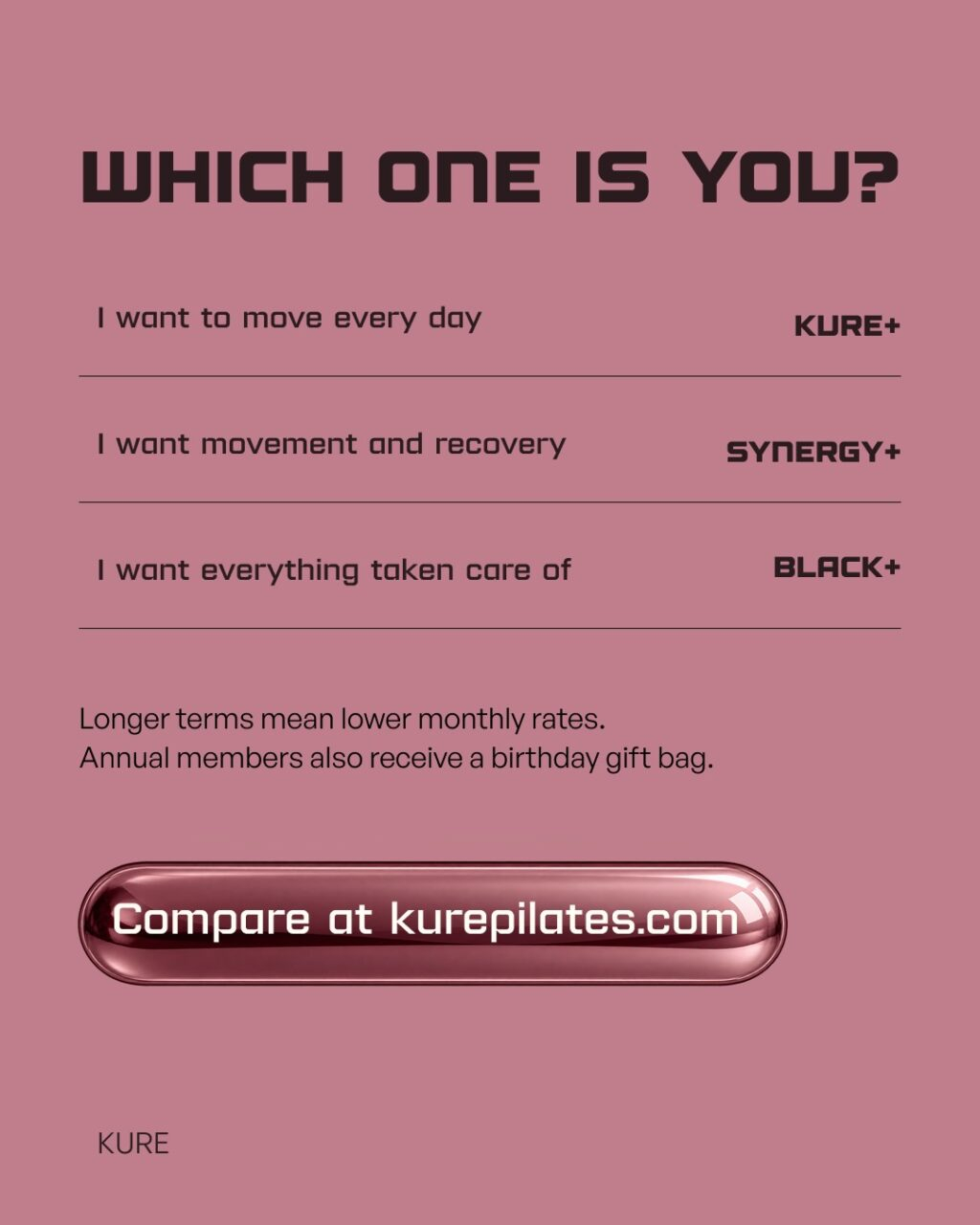 Instagram post from kurepilates. This post is in position 4.